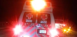 Tres motociclistas lesionados tras impactarse contra una vaca en la Matamoros-Reynosa