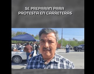 Bloquean agricultores el puente Reynosa-Pharr, Texas
