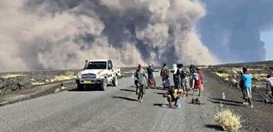 Volcán entra en erupción en norte de Etiopía; arroja cenizas hacia Yemen y Omán