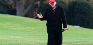 Indultos de pavos marcan ritual festivo en un momento precario para Trump