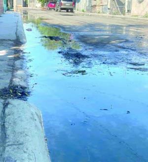 Desperdician cientos de litros de agua por fuga
