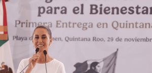 Somos gobiernos que damos al pueblo: Sheinbaum