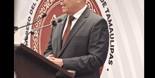 Conferencia de prensa con el nuevo fiscal general de #Tamaulipas, Jesús Govea Orozco