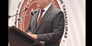 Conferencia de prensa con el nuevo fiscal general de #Tamaulipas, Jesús Govea Orozco