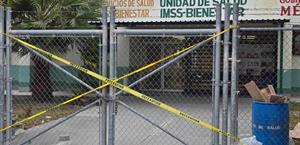 Colapsa techo  en consultorios