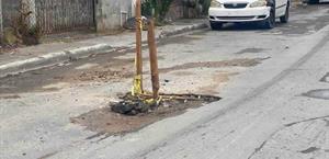 Reparan fuga de agua pero dejan gran hueco