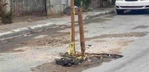 Reparan fuga de agua pero dejan gran hueco