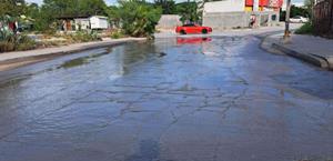 Reaparece la enorme fuga de aguas negras
