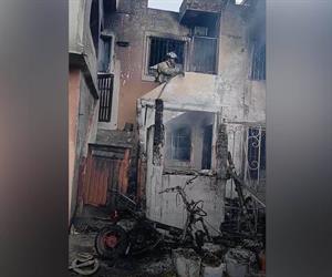 Incendio de casa en Matamoros deja una menor lesionada