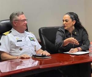 Genera sinergia con la SEMAR senadora Sosa