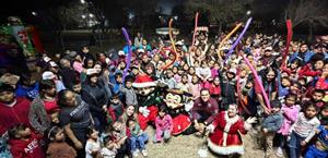 Celebran posada con niños en la Almaguer