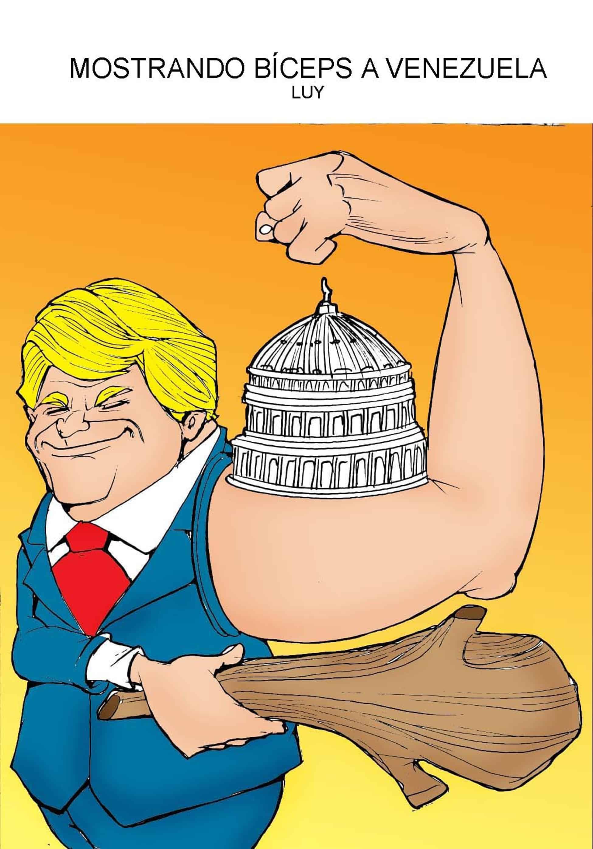 Mostrando bíceps a venezuela