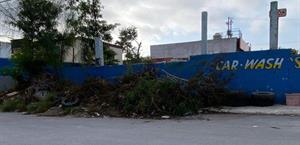 Convierten  en basurero un terreno abandonado
