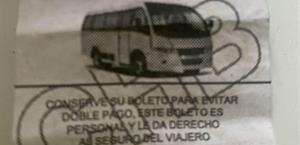 Aumentan tarifas de transporte colectivo