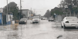 Minutos de lluvia colapsan ciudad