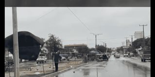 Lluvias afectan a comerciantes de tianguis en Reynosa