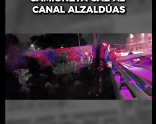 Camioneta cae al canal Alzaldúas
