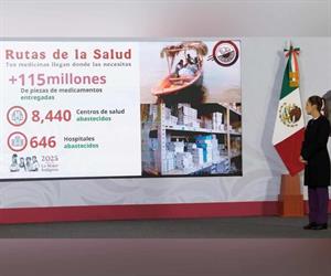 Entregan más de 100 millones de medicamentos con Rutas de la Salud