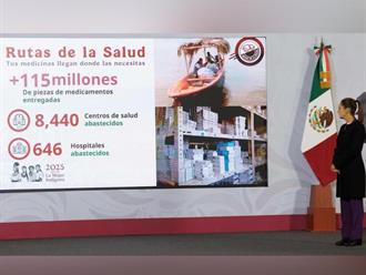 Entregan más de 100 millones de medicamentos con Rutas de la Salud