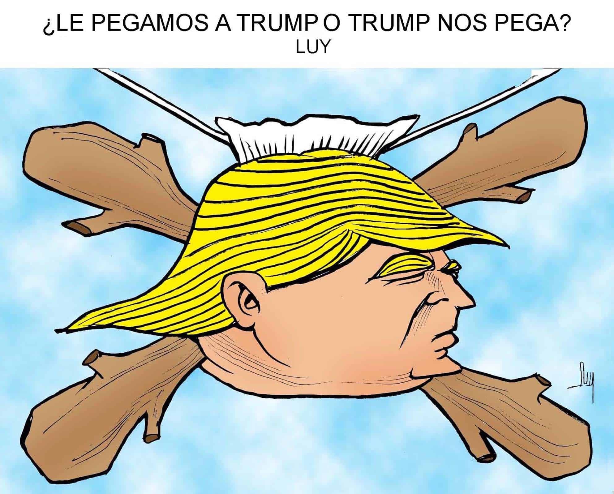 ¿Le pegamos a trump o trump nos pega? ¿Le pegamos a trump o trump nos pega?