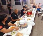 Homenajean a bomberos con  cena navideña