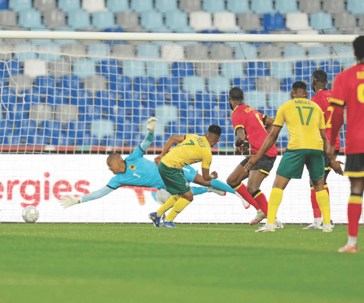 Sudáfrica debuta con victoria en la copa africana
