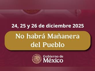 Sheinbaum recuerda la suspensión de sus mañaneras