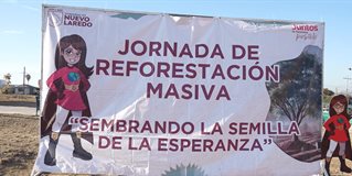Finaliza campaña de reforestación en Nuevo Laredo