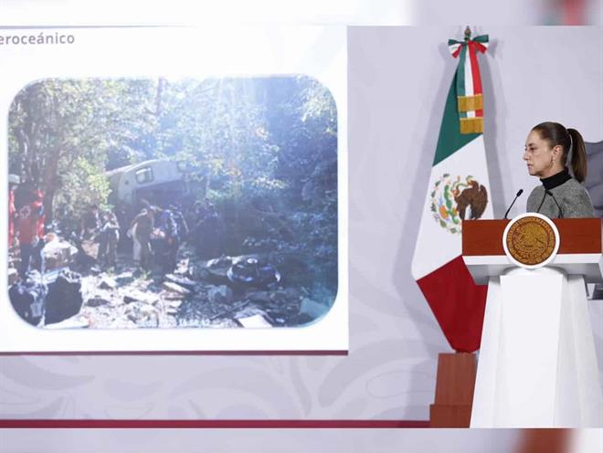 “Vamos a actuar con mucha responsabilidad”: Sheinbaum sobre incidente en el Tren Interoceánico