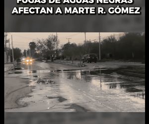 Fugas de aguas negras afectan a Marte R. Gómez