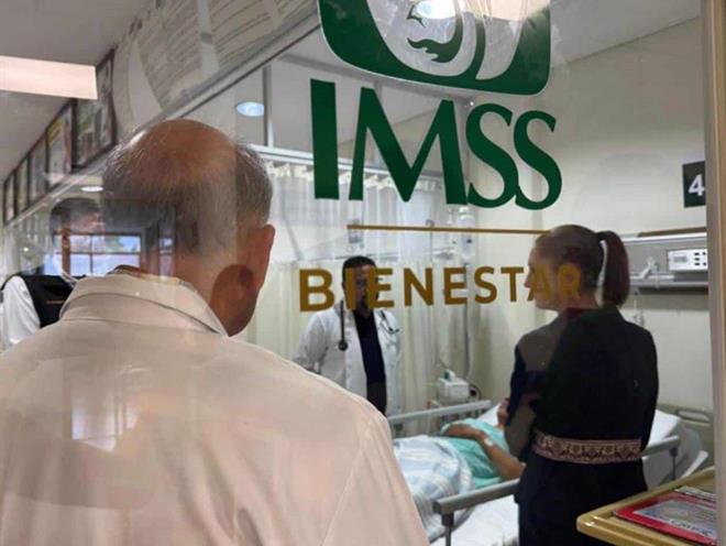 Sheinbaum visita hospitales tras incidente en Tren Interoceánico
