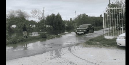 Alarma en la Arcoíris por desborde de canal Rodhe