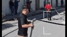 Incendio genera densa humareda en Río Bravo">