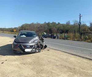 Choque en carretera Victoria-Monterrey deja lesionados