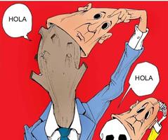 Abunda el saludo de Trump