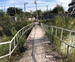 Reclaman abandono de puente Reclaman abandono de puente