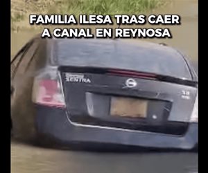 Maniobra para evitar choque termina en canal desanilizador