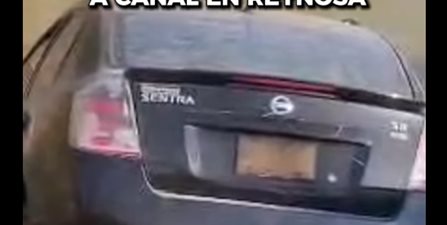 Maniobra para evitar choque termina en canal desanilizador