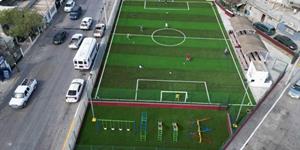 Entregan parque en Nuevo Laredo