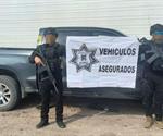 Asegura GE armas y camioneta