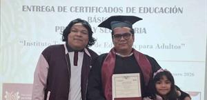 Terminan estudios  básicos a través del  programa MONAE