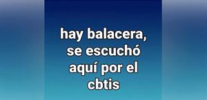 Registran infernal balacera de madrugada