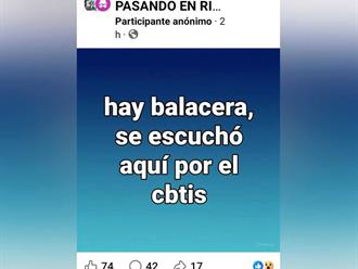 Registran infernal balacera de madrugada