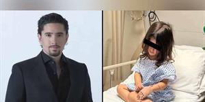 Hija de Alex Fernández al hospital