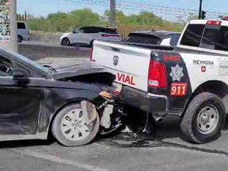 Carambola sobre la Hidalgo, un lesionado