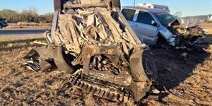 Choque frontal deja un muerto y un lesionado