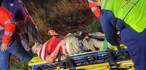 Volcadura en la Playa Miramar deja 2 heridos