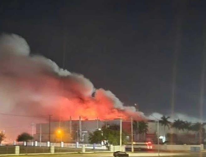 Explosión e incendio en maquila de Matamoros