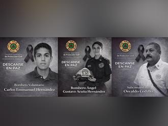 Bomberos y paramédico, los fallecidos en incendio