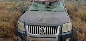 Resulta conductora herida en volcadura